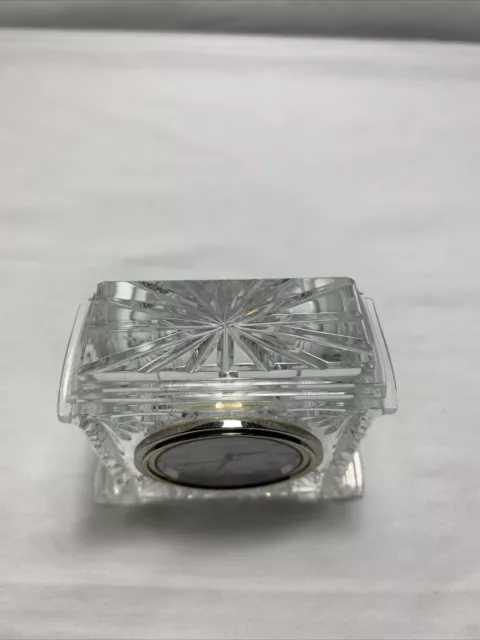 Waterford Crystal Small Pavillion Clock 515.077.0032 3