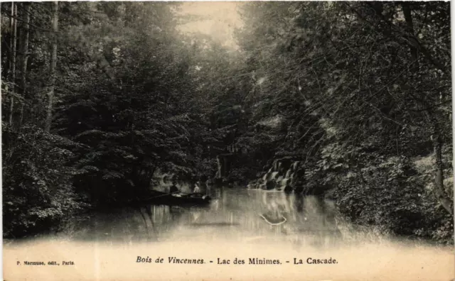 CPA PARIS 12th Bois de Vincennes. Lac des Minimes. La Cascade P. Marmuse (241420)