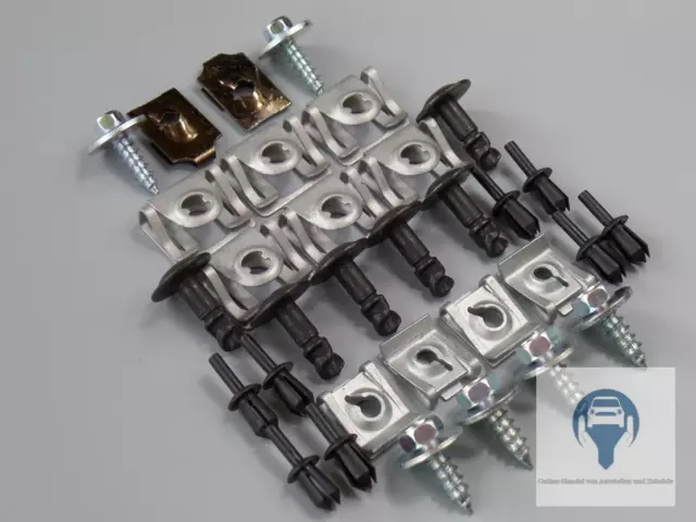 32 Piezas Antiempotramiento Protección Del Engranaje Motor Clips para BMW 3er