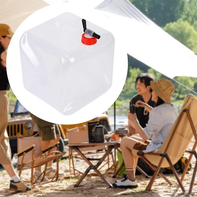 Jerricane Pliable Pour Eau Delicacy, 15 Litres, Transparent, Fabrication Anglaise