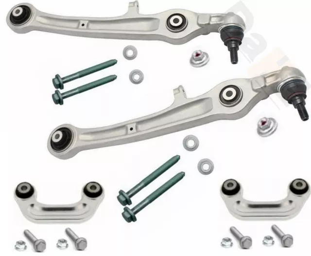 2x QUERLENKER VORDERACHSE UNTEN+STABILISATOR FÜR AUDI A6 C6 4F+ALLROAD+AVANT