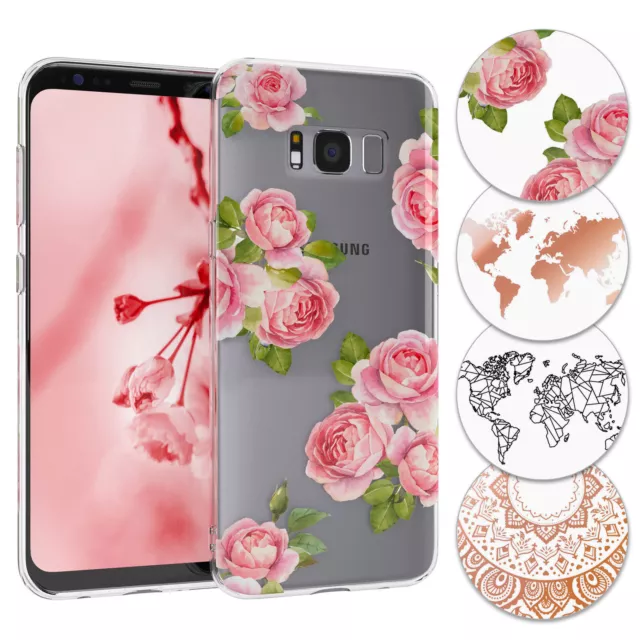 Eazy Funda para Samsung Galaxy S8 de Móvil Tapa Trasera Silicona Protectora