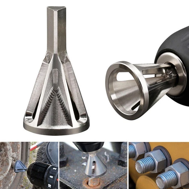 Deburring External Chamfer Tool Remove Burr Fits For Electric Drill Bit Bolt Use