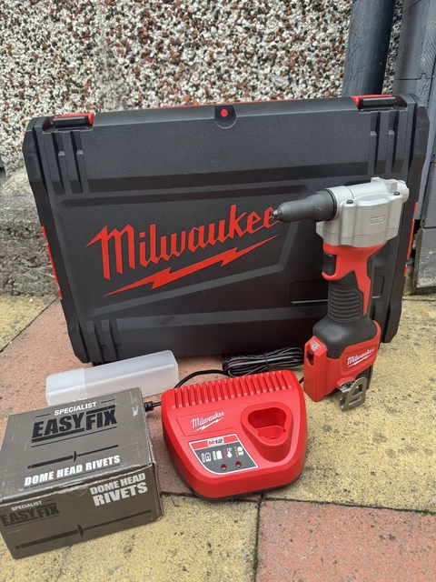 MILWAUKEE M12BPRT-201X 12V Pop Rivet Gun & Rivets £208.68 - PicClick UK