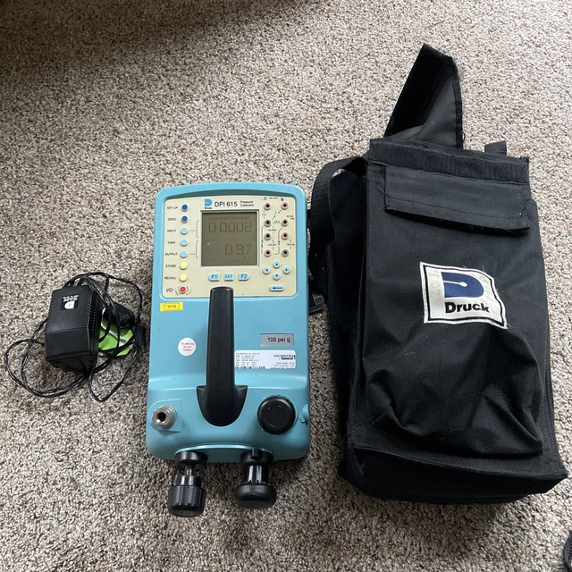 DRUCK DPI 615 100 Psi G PORTABLE PRESSURE CALIBRATOR Calibrated 2022 $7523