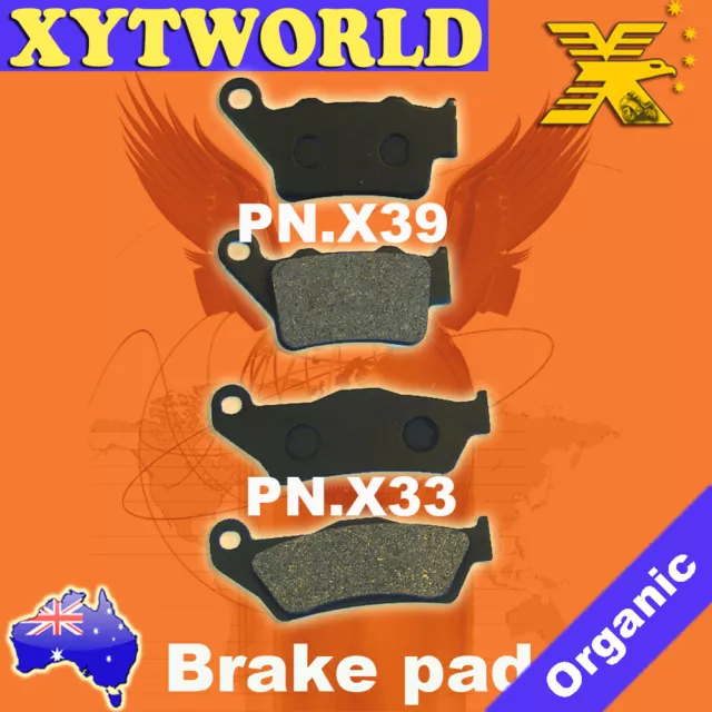 FRONT REAR Brake Pads for Yamaha TT 600 K R RE 1996-2004