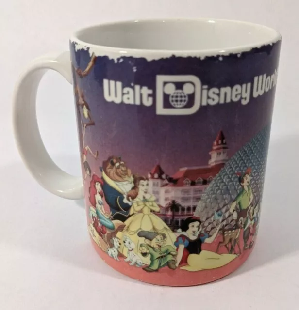 Vintage Walt Disney World Graphic Mug White Coffee Tea Personalized "AL”