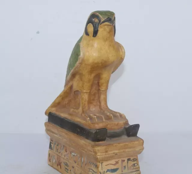 RARE ANCIENT EGYPTIAN ANTIQUE HORUS Falcon Pharaonic Statue (Egypt History) 2