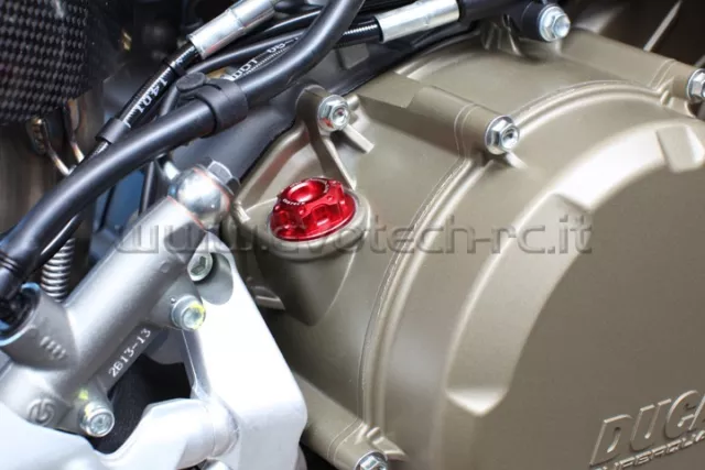 Evotech Tappo Olio Motore Ducati Monster 1200/821 Oil Filler Cap Colori Vari