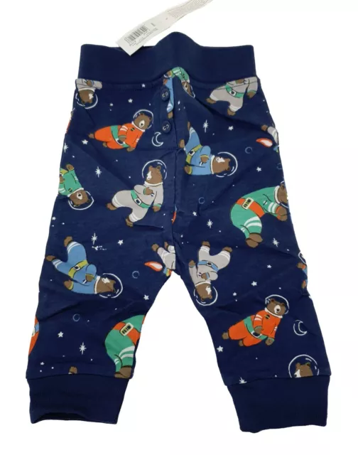 Cath Kidston Baby Cotton Joggers Space Bears Navy New Tags 0-3m