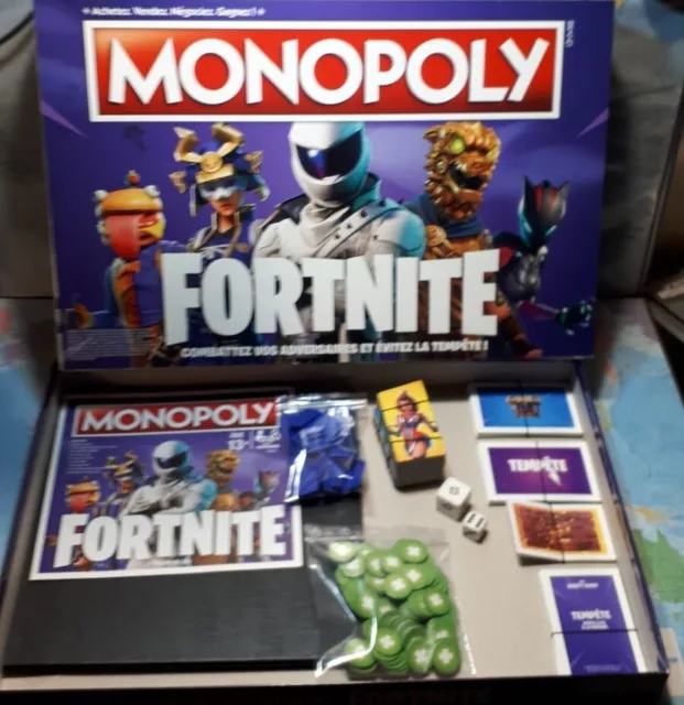 Monopoly FORTNITE- Jeu de societe - Jeu de plateau - Version