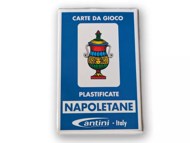 Carte Napoletane Plastificate Mazzo da 40 Carte Scopa Briscola Scopone –  Zamika Store