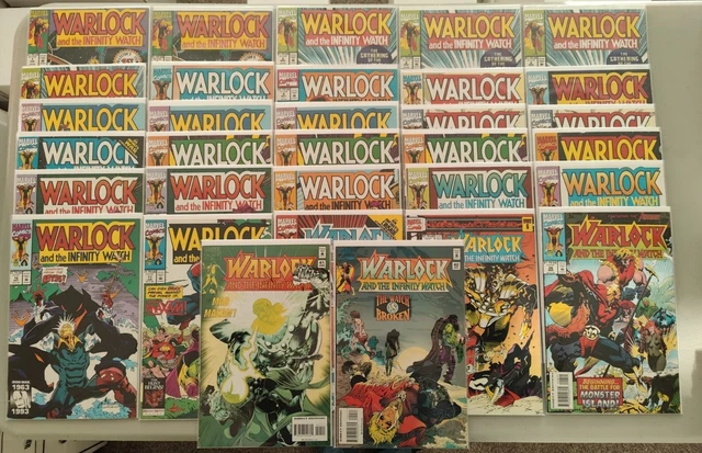Marvel Comics Warlock & The Infinity Watch #1-17 21 24 26 41 42 Comic Book Lot