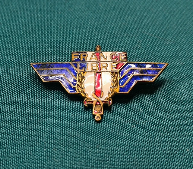 Insigne Politique Boutonniere Vn Volontaires Nationaux / Croix De Feu