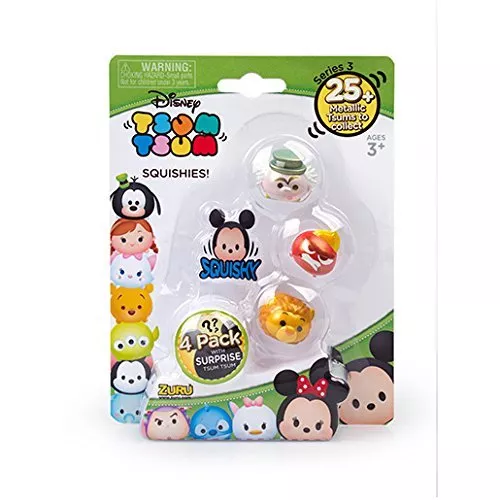 Disney Tsum Tsum Serie 3 4er-Pack (5 zufällige Packungen geliefert insgesamt 20 Tsum Tsums)