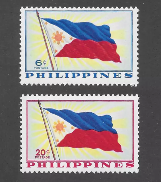 Philippines 1959 Adoption of the Philippine Constitution set of 2 x Stamps - MNH