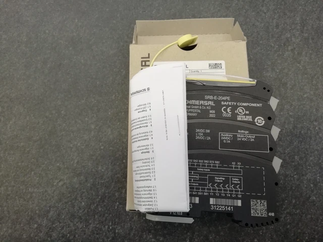 Relè di sicurezza Schmersal SRB-E, 24V cc, 1, 2 canali, 2 contatti di sicurezza