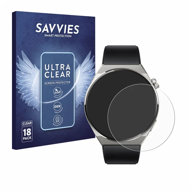 dipos I 6X Pellicola Protettiva Compatibile con 45 mm Diametro Orologio Pellicola di Protezione Cristallo