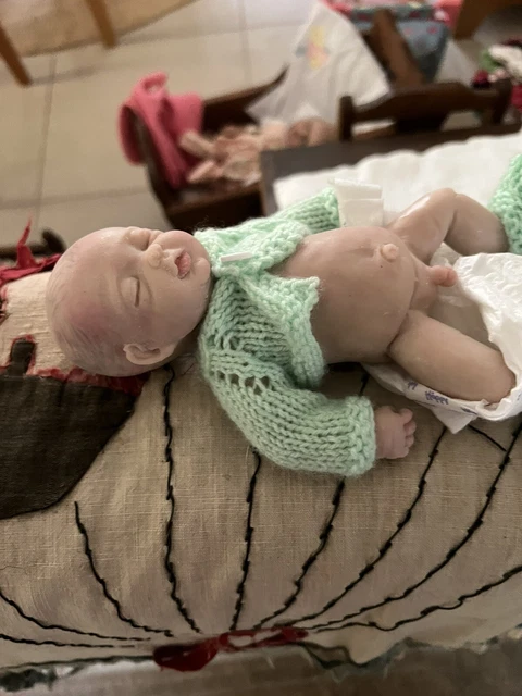 Micro preemie OOAK full silicone reborn baby artdoll boy