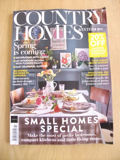 Country Homes & Interiors Magazine March 2024 Very Good Clean Used Condition