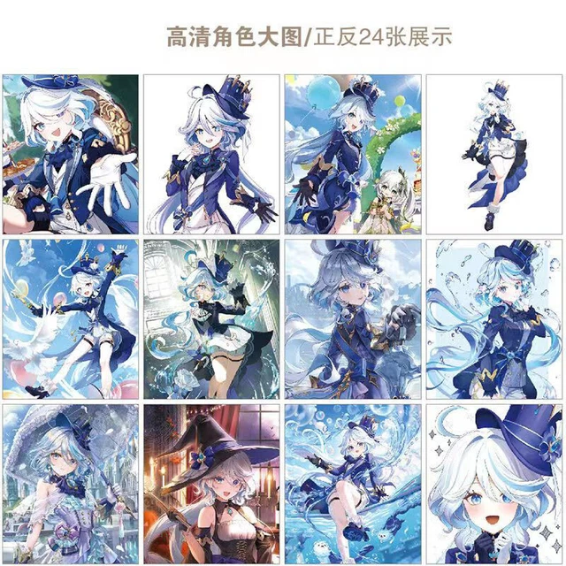 GENSHIN IMPACT FURINA 20242025 Desk Calendar Collection Gifts Hot 32.