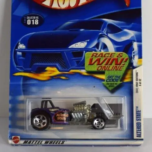 2002 Hot Wheels Altered State Car First Editions #18 6/42 Purple 1:64 NEW!