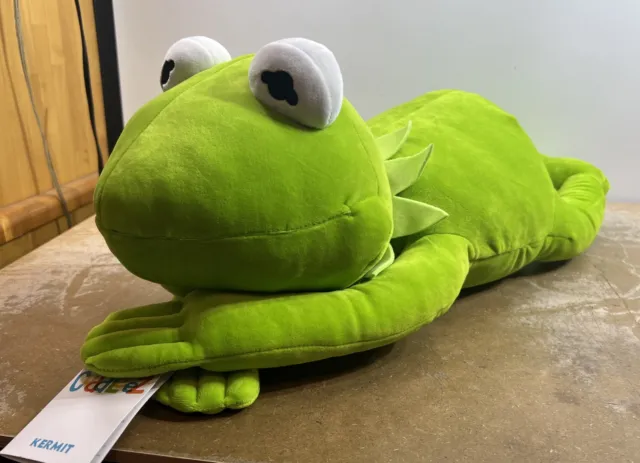 2023 Disney Parks Dream Friends Muppets Cuddleez Kermit The Frog Large 25” Plush