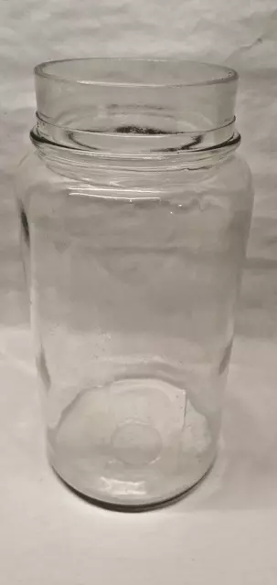 Antik Großer Döschen Oder -glas Apotheke aus Glas H27 CM Deko Sammlung
