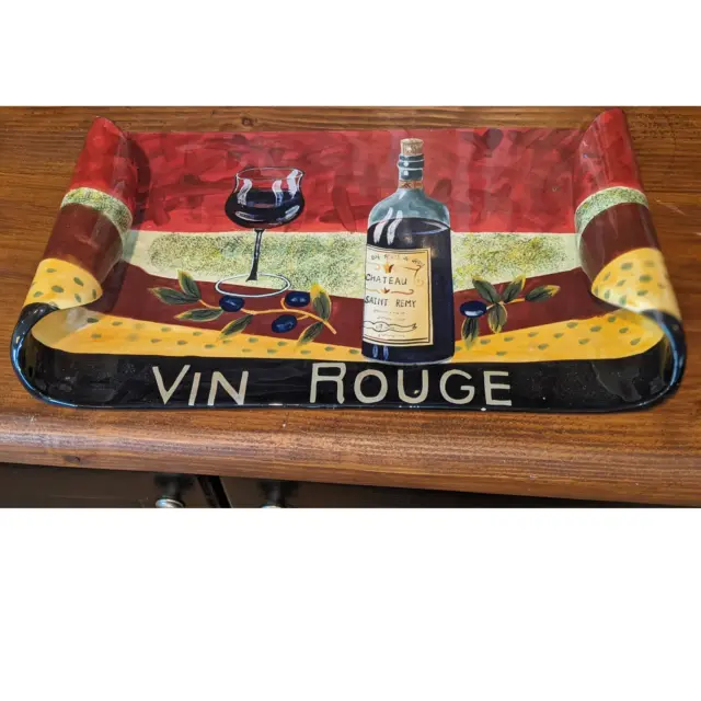 Wine Tray Sommelier By Ronda Ahrens Ambiance Collections Ceramic Wine Tray