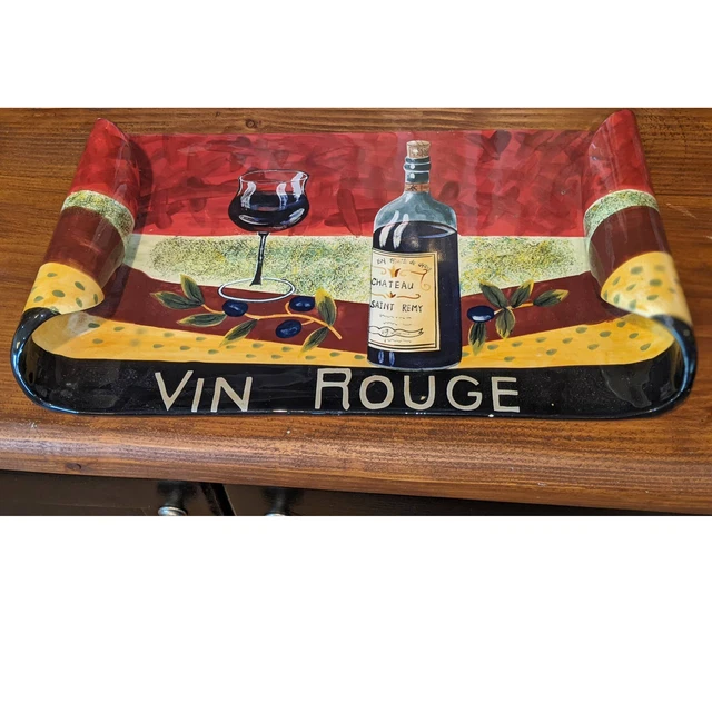 Wine Tray Sommelier By Ronda Ahrens Ambiance Collections Ceramic Wine Tray