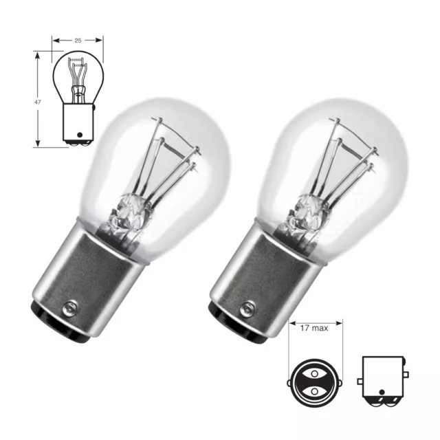 FORCH Ampoules  - 12V - 21/5W - BAY 15d / CAR LIGHT BULBS