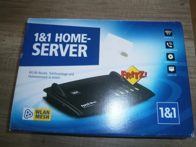 1&1 HomeServer AVM FRITZ!Box 7520  WLAN AC + N Router VDSL/ADSL Modem NEU