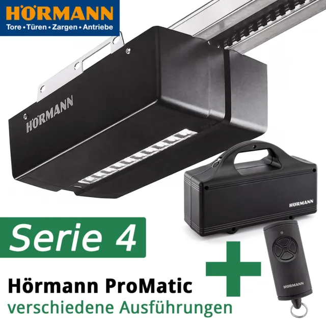 ✓ Hörmann Garagentorantrieb ProMatic Akku Serie 4 mit oder ohne Schiene