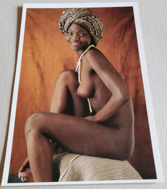 AK Afrika-Erotik: Akt-Foto-Kunst v. UWE OMMER - hübsche Frau, pretty Woman #2159