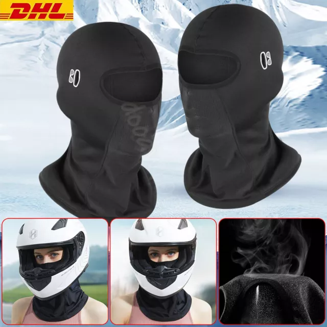 Gesichtsmaske Sturmhaube Wintermütze Balaclava Motorrad Ski Fahrrad warm halten