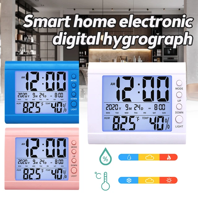 Mini Igrometro Termometro Digitale Misuratore Temperatura Umidità Indoor Regno Unito