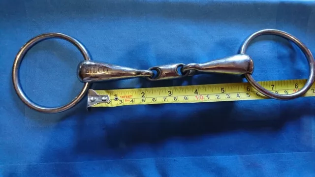 Zilco double joint loose ring snaffle Horse Bit