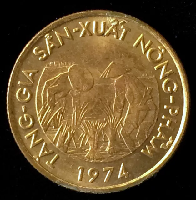 1974 South Vietnam 10 Dong, FAO Coin Program