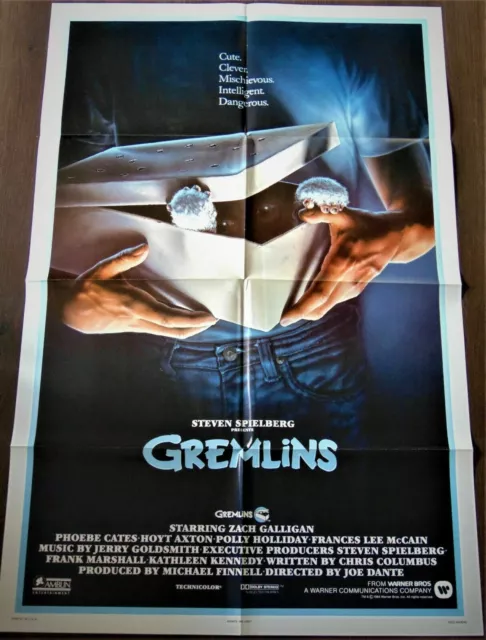 Gremlins *One Sheet Folded Movie Poster US * 27"41" *1984 Joe Dante