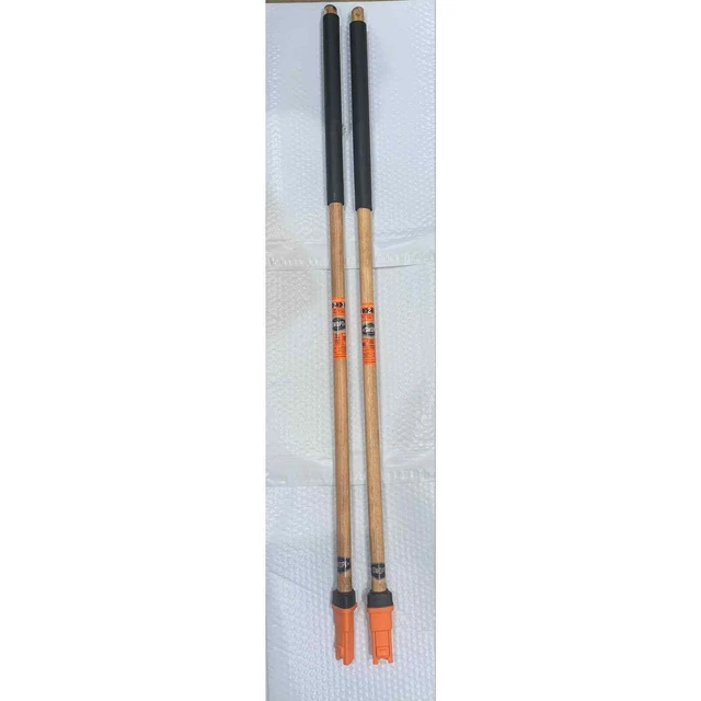 Premium 48” EVA Foam Comfort Grip Wooden Handle Ergonomic Design 2 PACK