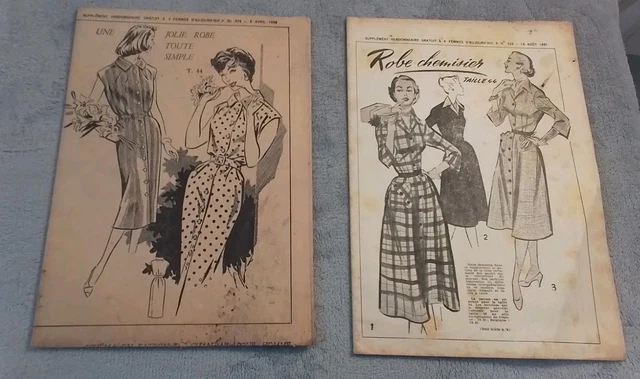 Patron De Couture Vintage Simplicity 3161 - Années 1950, Modèle Veste Et Robe B34 - Pièces Non Découpées