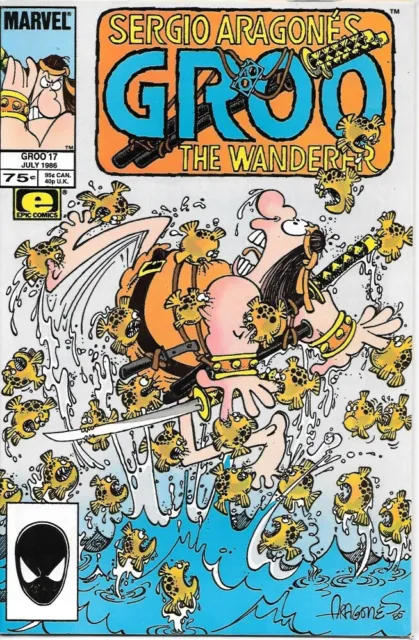 Groo the Wanderer Comic Book #17 Marvel Comics 1986 VERY HIGH GRADE UNREAD NEW