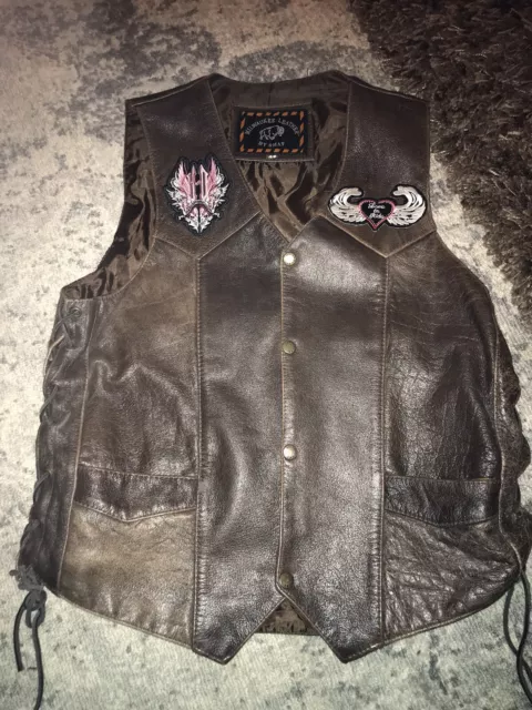 Milwaukee Leather Size 42 "Live to Ride" with Embossed Eagle Leather Vest