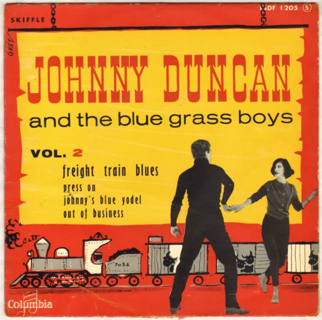 Johnny Duncan "The Blue Grass Boys" Vol. 2 Rockabilly Ep 1958 Columbia 1205