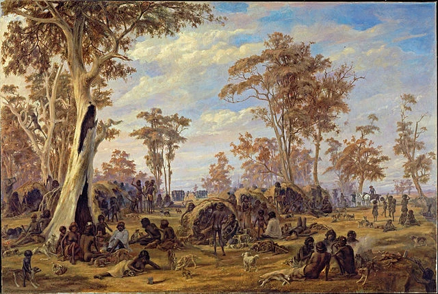 Alexander Schramm ADELAIDE, A TRIBE OF NATIVES ON THE BANKS OF THE RIVER TORRENS