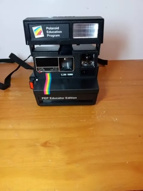 POLAROID 600 PEP EDUCATOR EDITION INSTANT FILM CAMERA, Untested!