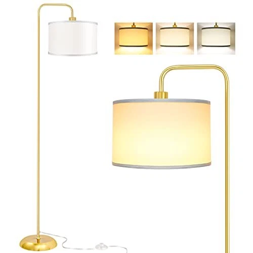 upgraded Led Floor Lamp For Living Room 3 Color Temperature Floor Lamp With Fo