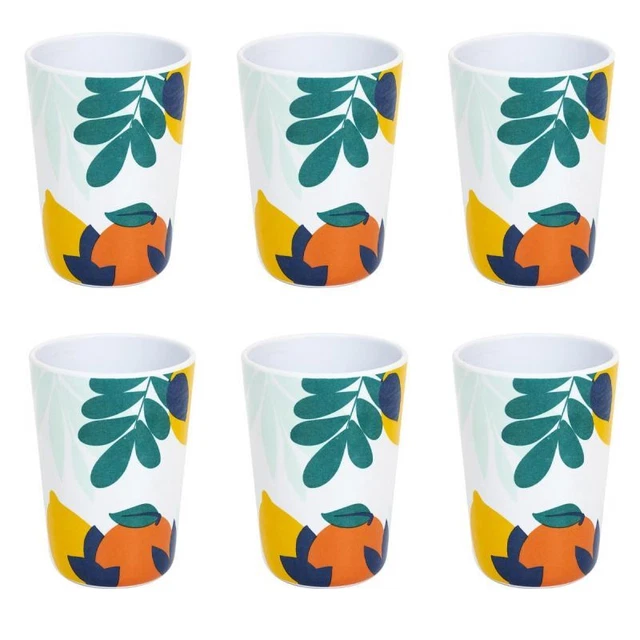 Paris Prix - Lot De 6 Tasses à Café "rio" 20cl Multicolore