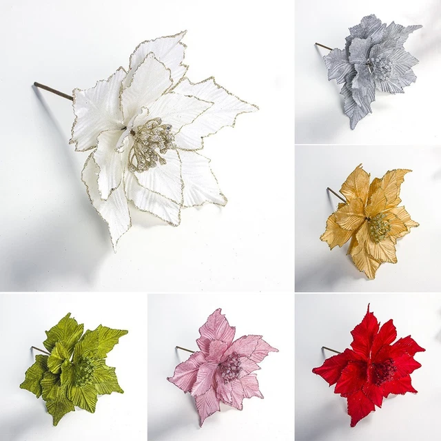 Premium Quality Christmas Ornaments Artificial Flower Arrangement 28*24cm
