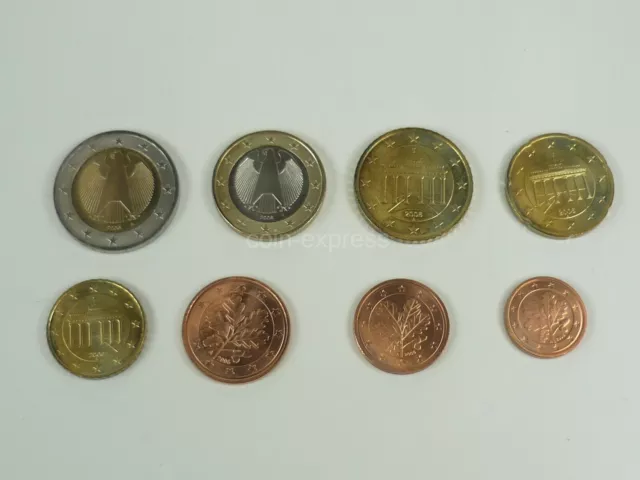 *** EURO KMS DEUTSCHLAND bankfrisch Kursmünzensatz Auswahl Jahre und A D F G J